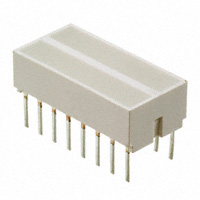 HLMP-2635LED - 电路板指示器，阵列，发光条，条形图