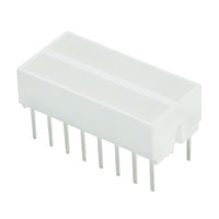 HLMP-2735LED - 电路板指示器，阵列，发光条，条形图