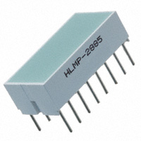 HLMP2885LED - 电路板指示器，阵列，发光条，条形图