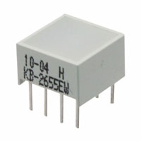 KB2655EWLED - 电路板指示器，阵列，发光条，条形图