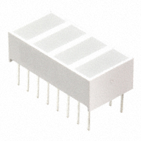 LTL-2620HRLED - 电路板指示器，阵列，发光条，条形图