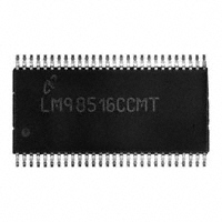 LM98516CCMT/NOPB模拟前端 (AFE)