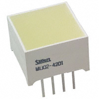 MU02-4201LED - 电路板指示器，阵列，发光条，条形图
