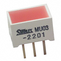 MU03-2201LED - 电路板指示器，阵列，发光条，条形图