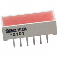 MU04-2101LED - 电路板指示器，阵列，发光条，条形图
