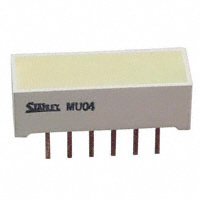 MU04-4101LED - 电路板指示器，阵列，发光条，条形图
