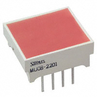 MU08-2201LED - 电路板指示器，阵列，发光条，条形图