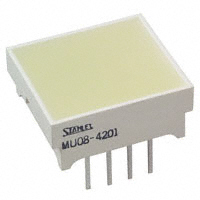 MU08-4201LED - 电路板指示器，阵列，发光条，条形图