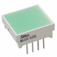 MU08-5201LED - 电路板指示器，阵列，发光条，条形图